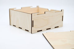 AmericanElm Pack of 2 Handcarved Jewellery Box Jewel Storage Organizer Great Gift Ideas