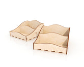 wooden basket for gift