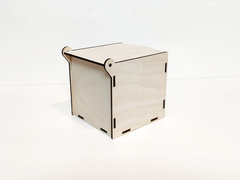 AmericanElm Pack of 2 Unfinished Wooden Box DIY Craft Wooden Boxes for Art, Hobbies, Jewelry Box and Home Storage