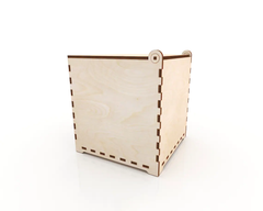 AmericanElm Storage Wooden Blank Rectangular Box for Painting, Wooden Sheet Craft, Decoupage, Resin Art Work & Decoration