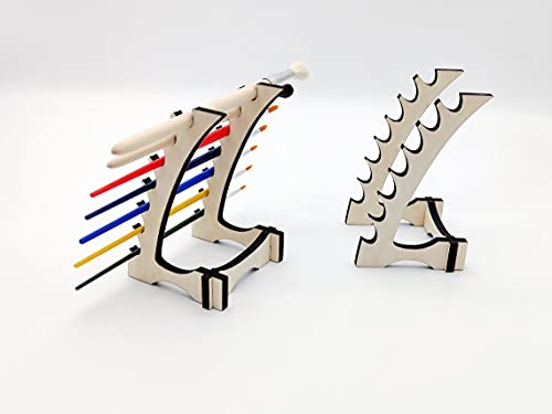 Homyl Wooden Paint Rack