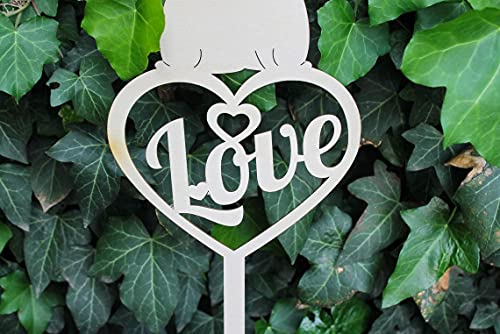 weddings party cake topper