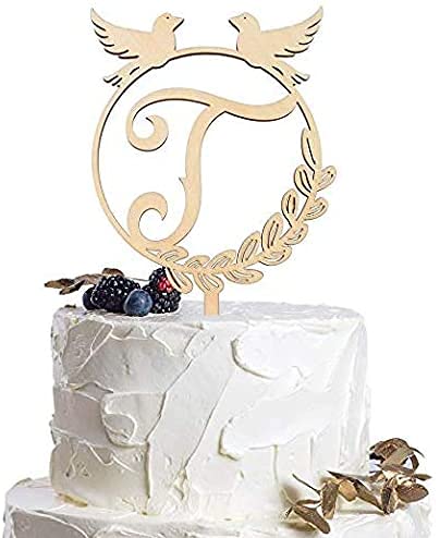Wooden Topper For Cake And Cupcake