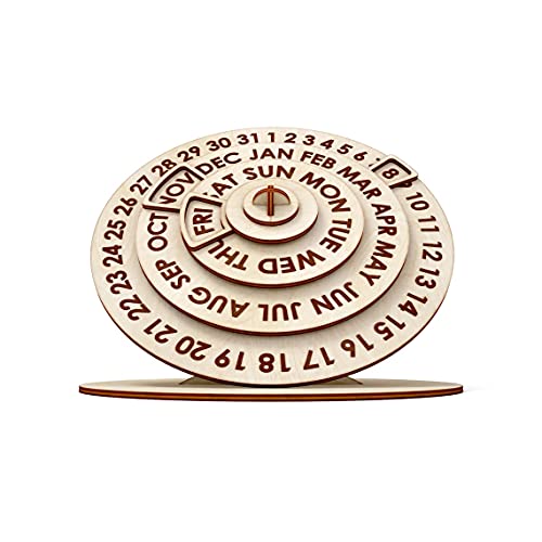 Calendar 2021 Desk Wooden