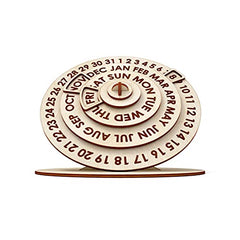 Calendar 2021 Desk Wooden
