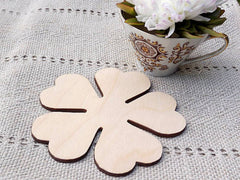 AmericanElm Set of 4 flower coasters, Wood Coasters, Fall table decor, Custom coasters, Coasters, Unique wedding favor
