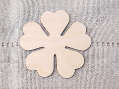 AmericanElm Set of 4 flower coasters, Wood Coasters, Fall table decor, Custom coasters, Coasters, Unique wedding favor