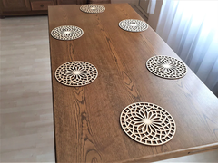 wooden coaster large