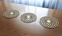 wooden coasters