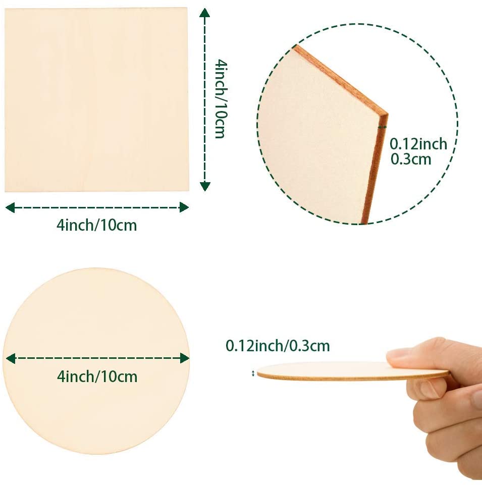 circle wooden cutouts for craft