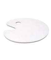American-Elm Oval White Colour Palette Oil/Acrylic Paint Tray, Painting Tray for Artist Drawing (12 x 9.5 inch)