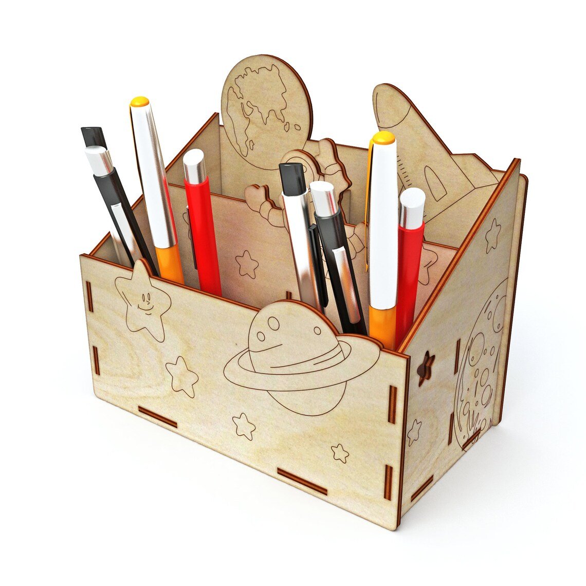 pen holder wooden