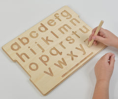 American-Elm Combo of 3 Double Sided Finger or Pencil Tracing Boards for Kids, Learning Toys for Gift