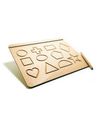 AmericanElm Pack of 5 Alphabets Tracing Boards for Kids to Improve Handwriting, Alphabets Learning Toys