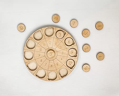 wood toy for education material