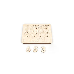 Educational puzzles board for girls