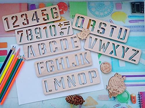 Montessori stencil 7pcs