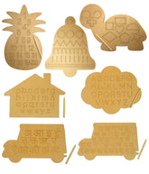 Educational hindi alphabet study board