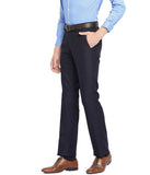 formal pants slim fit for men Navy Blue