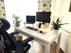 Monitor Laptop Computer Wooden Table