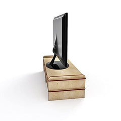 Monitor Laptop Computer Wooden Table