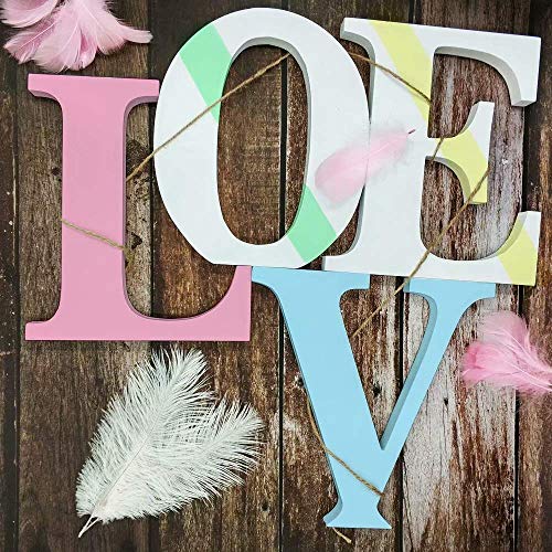 wooden letters for decoration