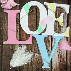 wooden letters for decoration