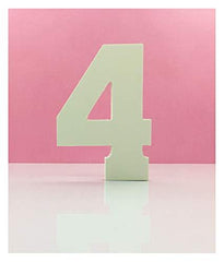 wooden numers for decoration
