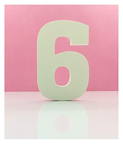 wooden numers for decoration