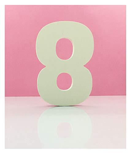 wooden numers for decoration