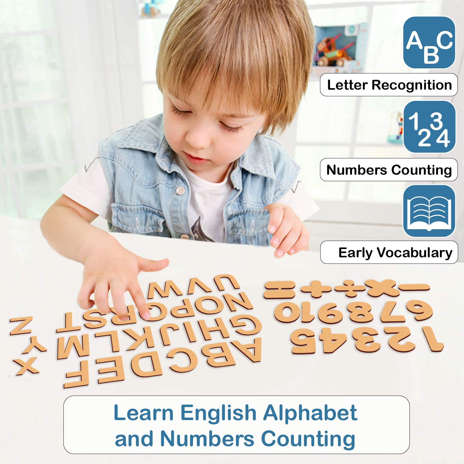 wooden capital letters