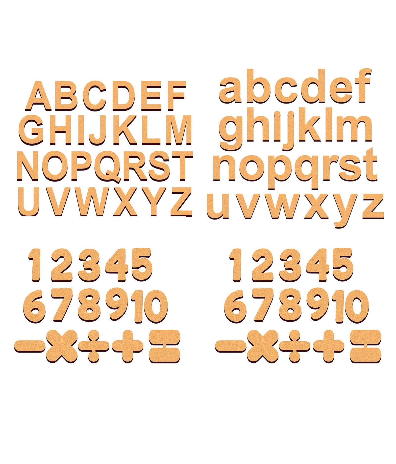 wooden capital letters for kids
