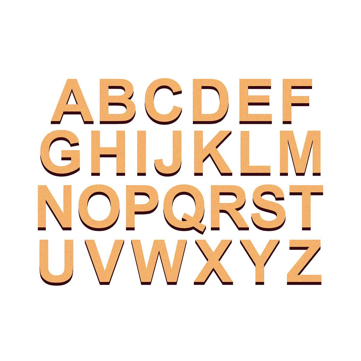 wooden capital letters for kids