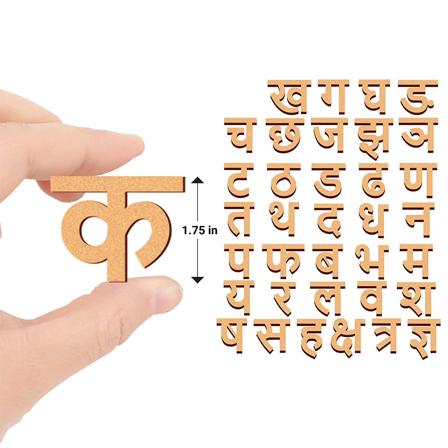 wooden capital letters for kids