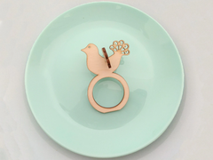 wooden napkin holder for dining table