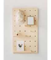 American-Elm Display Birch Plywood Pegboard for Shelving/Display Unit/Shop Display/Wall Shelves (90x50 cm)
