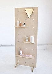 KIDS WORLD Wooden Peg Board