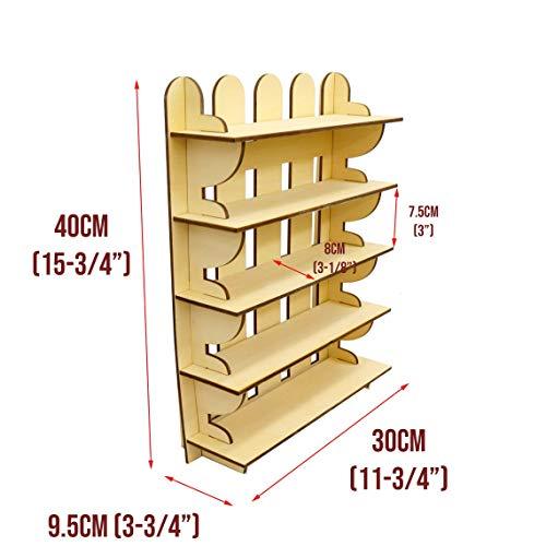 Wooden Bathroom Organizer Rack