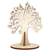 AmericanElm Wooden Jewellery Tree for jewelry organizer stand, Necklace stand