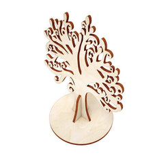 AmericanElm Wooden Jewellery Tree for jewelry organizer stand, Necklace stand