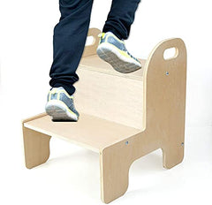 Wood chair table