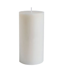 American-Elm 3 pcs Unscented 2x4 Inch White Round Pillar Candle, Hand Poured Premium Wax Candles for Home Decor