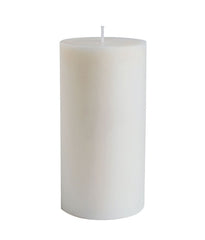 American-Elm 3 pcs Unscented 3x6 Inch White Round Pillar Candle, Premium Wax Candles for Home Decor
