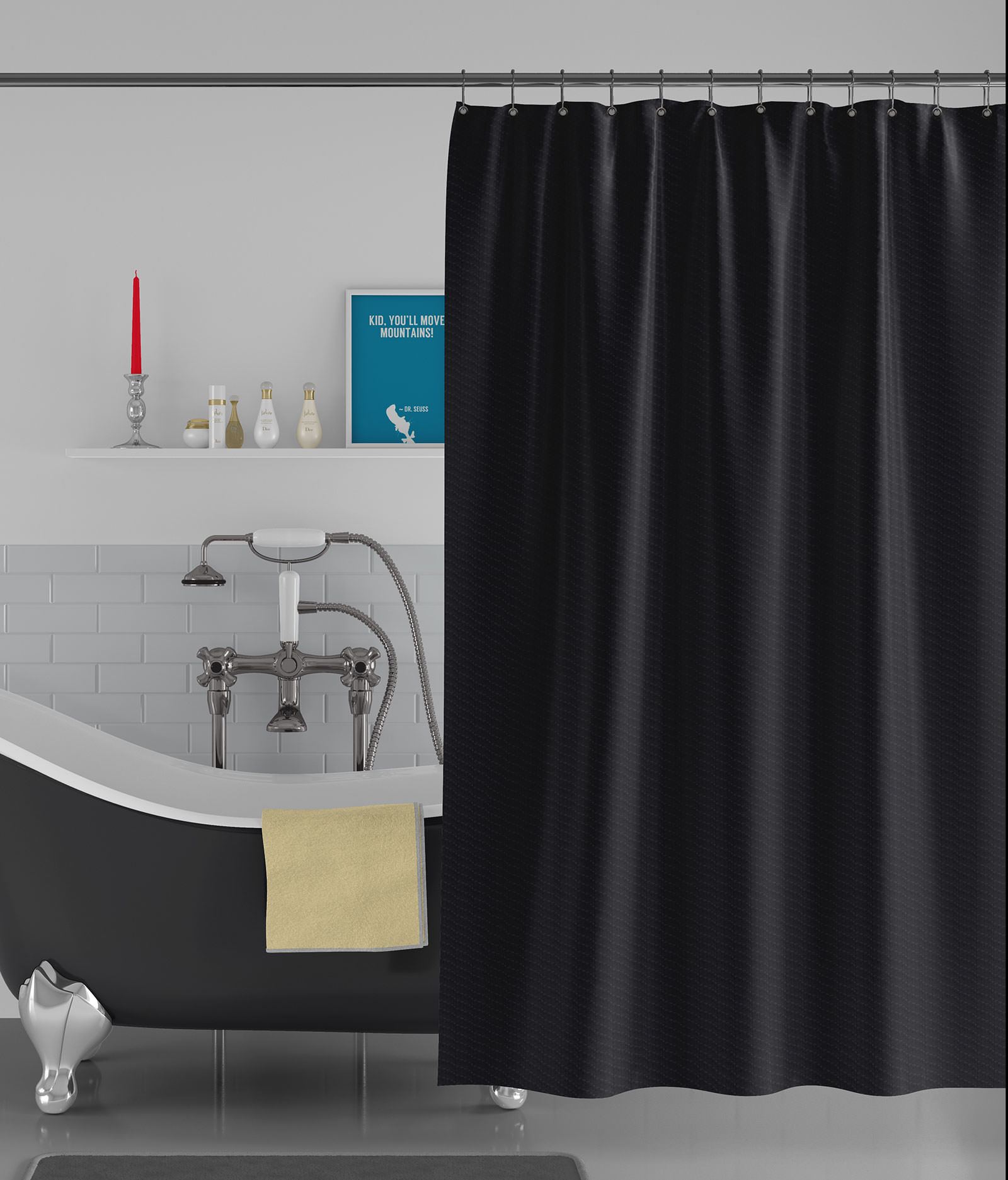 shower curtains bathrooms 7 feet