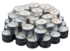 American-Elm Pack of 25 Tea Light Candles |4 Hours Burn Unscented Tea Light Candles for Decoration