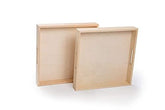 wooden serving tray with handle