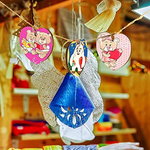 Heart Decoration wooden Crystal