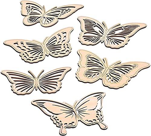 wood butterfly decor