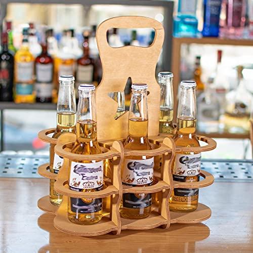 Indian Solid Teak Wood Wine Rack