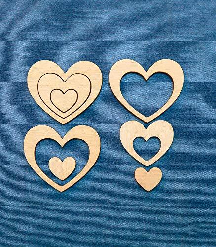 Hanging heart Cutouts